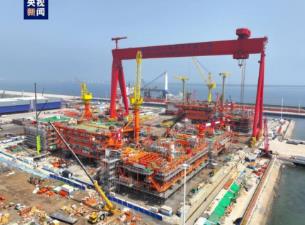 我国首个海洋油气装备制造“智能工厂”上新台阶